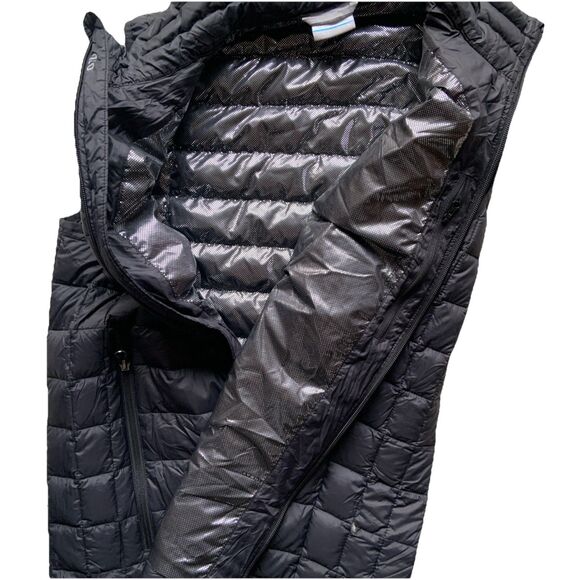 Columbia Men's Omni Heat Puffer Vest Jacket Small Turbodown Cold Weather Warm - Picture 4 of 7